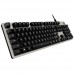 Logitech G413 Mechanical Backlit Gaming Keyboard - Romer-G Mechanical Key Switches, Silver